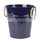 New Asbury Metal Wastebasket in Colorful , Metal Trash Can, Garbage Steel Waste Bin thumbnail-2