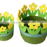 2017 Hot Sale in China High Quality New Products Fashion Graphic Design 100% Popular Handmade Felt Bag thumbnail-1