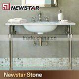 Stainless Steel Double Vanity Sink Base thumbnail-2