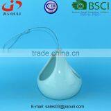 BSCI Audit Factory New Design Garden Decorations Ceramic Egg Basket, Hanging Ceramic Plant Pot thumbnail-5