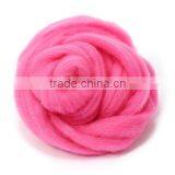 2017 Wholesale Cheap Merino 100% Wool Roving for Felting DIY Material thumbnail-4