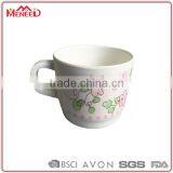 China Factory Directly Buy Wholesale 250ml Flower Printing Kids Unbreakable Melamine Children Plastic Mug thumbnail-1