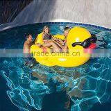 2017 Hot Selling Leasure Giant Yellow Duck Inflatable Pool Float Outdoor Swim Raft Water Party Lounge for Kids and Adults thumbnail-5