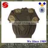Quality Army Woolen Acrylic Blend Woven Uniform Sweater With TC Patches thumbnail-5