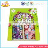 Wholesale DIY Beautiful Wooden Big Beads Toy Funny Baby Wooden String Big Beads Toy W11E007 thumbnail-4