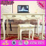 2016 Best Sale Luxurious Bedroom Table and Chair Wooden Vanity Furniture W08G191 thumbnail-6