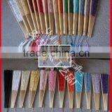 Wholesale Lace Wedding Bamboo Fan thumbnail-1