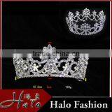 Wholesale Bridal Hair Accessories Silver Plated Hair Jewelry Rhinestone Bridal Tiara H172-156 thumbnail-1