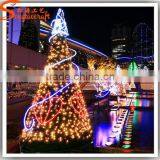 Latest Design Hot Sale Giant Artificial Led Christmas Tree Ornament Decoration Colorful Lighting Tree Outdoor thumbnail-1