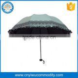 Bright Colored Silver Coated Anti-UV Auto Open Straight Umbrella Rain and Sun Umbrella