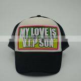 Sponge Trucker Style Baseball Cap 3D Embroidery Patch Sport Cap Of Mesh thumbnail-2