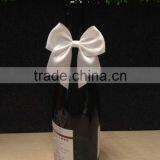 MSD 1-1/2" 38mm Satin Ribbon Pre-made Bow for Wine Bottle thumbnail-1