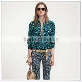 Customized 2014 Holiday Lookbook Leopard Grain Design Digital Printing Top Quality Cotton Fabric/Shirt thumbnail-1
