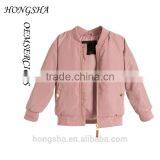 Girls Fancy Frock Design With Pink Silky Smooth 'Hearts' Jacket Fashion Pattern Of Children's Jacket HSJ7603 thumbnail-4