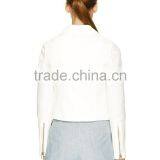 Hot Sale Lady Short Style Fitted Classic City Jacket Custom for Sale thumbnail-2