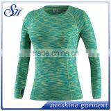 High Quality Breathable Women Gym Long Sleeve T-shirts thumbnail-4