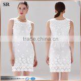 Sleeveless Ladies Elegant Fashion Crochet Simple Dress SR-D9778 thumbnail-1
