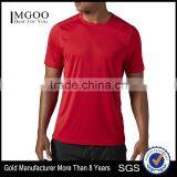 Customize Workout Clothes Activewear Athletes Trim Cut Tee Breathes Fresh Sport Top for Man Polyester Mesh Panels Cool Gymwear thumbnail-1