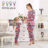 Custom Weatern Style Laughing Pyjamas Mother Daughter Matching Clothing thumbnail-4