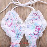 Japanese Girl Swimsuit One Piece Swimsuit Floral Hot Selling Summer Girl Clothes thumbnail-3