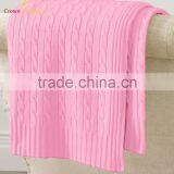 New Style Kids Bright Colors Warm Cable Throw Blankets thumbnail-2