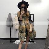 PC-242 2017 New Fashion Sleeveless Outerwear Lady Winter Real Fox Fur Vest Women thumbnail-3