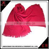 Soft Warm Cheap Polyester Women Plaid Scarf thumbnail-1