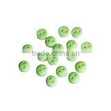 Resin Sewing Buttons Scrapbooking 2 Holes Round Green 6mm Dia thumbnail-1