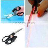 2017 Hot Sale New Professional Sewing Laser Guided Scissors for Home Crafts Wrapping Cuts Straight Fast Laser Guided Scissors thumbnail-1