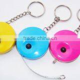 Multi-color High Quality Promotion Measuring Tape With Keychain