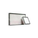 H13, U15, EN 1822 Pleated Extruded Aluminum Frame Mini Hepa Filter With 125% Air Flow Rate thumbnail-1