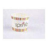 Professional 16oz / 24oz Customizable Paper Cups Disposable Ice Cream Containers