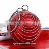 Fancy Women Ball Rhino Clutch Bag Purse Evening Handbag Gorgeous Bridal Wedding Purse Party Bag Handbag