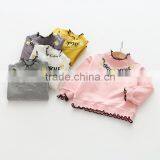 B22645A Autumn Sweet Girls Flower Embroidery Sweatshirts thumbnail-1