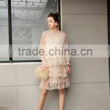 Fashion Pregnant Women Sex Images Lace Ruffle Maternity Photography Dress thumbnail-2