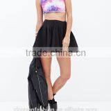 Tie-Dye Caged Crop Top Ladies Wholesale Crop Tops thumbnail-2