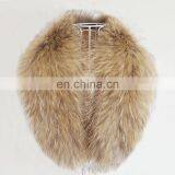 Top quality big genuine raccoon fur collar for women coat fashion