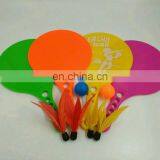 Promotional With Customized Logo Print Wooden Beach Racket for Sports Beach Racket Ball Game Set thumbnail-2