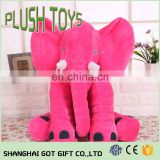Custom Soft Plush Baby Infant Appease Elephant Pillow Playmate Calm Toys Doll