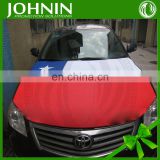 cheap spandex screen printing custom design promotional car hood flag