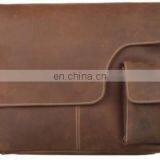Horse Leather Messenger Laptop Bag For Men thumbnail-1