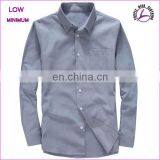 High Quality Custom Design Men Dress Casual Formal Fitted Shirts Slim Shirts thumbnail-1