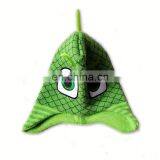 Navy Stitching Knitted Custom Acrylic Beanie With Logo Embroidery thumbnail-6