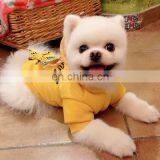 Cool Pet Dog Fleeces Coat Clothes Overcoat Ribbon Letters Hoodies Small Dog Winter Jacket thumbnail-3