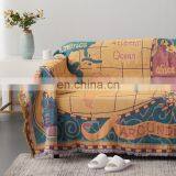 RAWHOUSE Woven Jacquard Throw Blanket Cotton Couch Cover Sofa Cover Home Decorative Cotton Throws Woven thumbnail-2