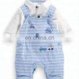2018 New Baby Boy Cool Car Suspender Pants Back Pants T-shirt Two Suits thumbnail-1
