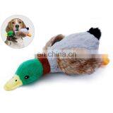 Eco-Friendly Animal Shaped Wind Duck Flippers String Pet Squeaky Plush Toy for Dog thumbnail-2