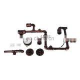 Ретро-декоративное художественное украшение. Водопроводная труба, эдисонский железный настенный светильник thumbnail-3