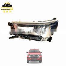 High Quality Head Light Tail Lamp Body Kits Conversion Car Bumper for Hilux Revo 2016-2019 Upgrade To HILUX REVO 2021 thumbnail-4