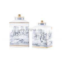 European Porcelain Horse Decoration Vase Luxury Home Accessories thumbnail-4